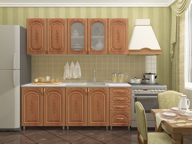 Кухонный Гарнитур Браво МДФ 2000 мм