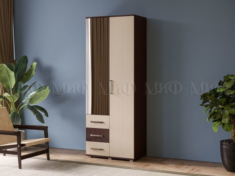 Шкаф 2-х Створчатый  Бостон (Ш-800 мм x В-2120 мм x Г-470 мм)/Разные Цвета