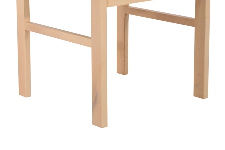 Стул с сиденьем массив выбеленная береза